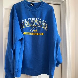 University of Delaware Blue Crewneck Sweatshirt